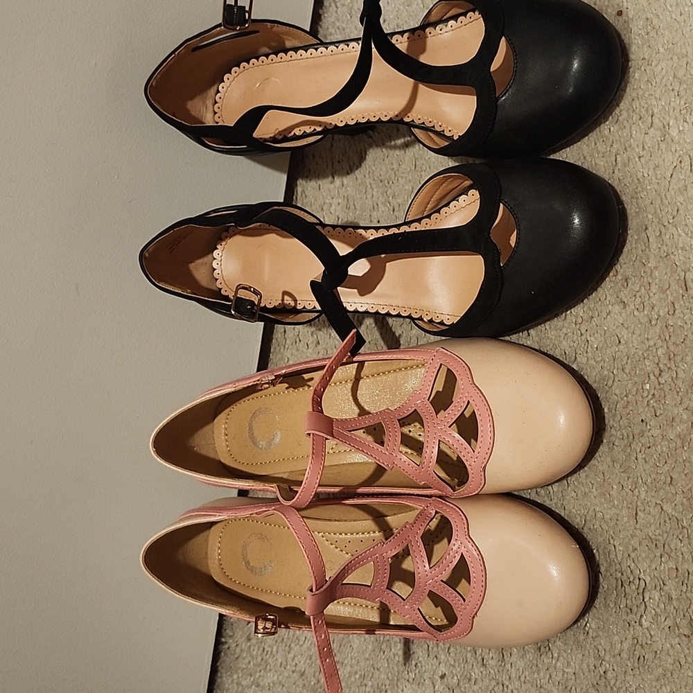 Vintage style heels lot